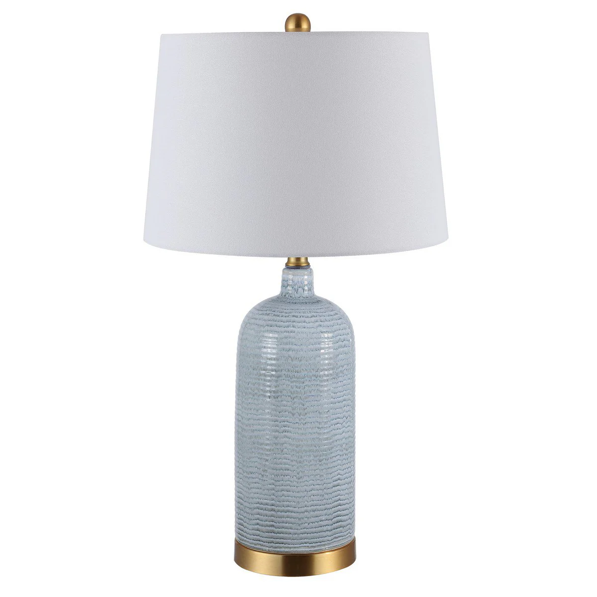 Safavieh Stark Glass Table Lamp - Blue - Image 3
