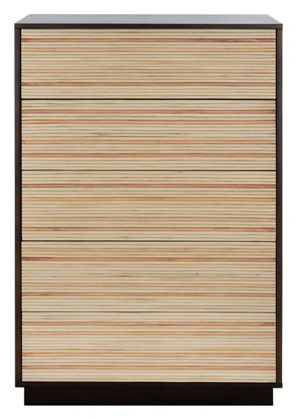 Safavieh Stassie 5 Drawer Tall Dresser - Natural - Image 2