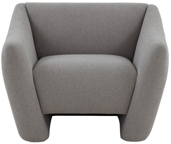 Safavieh Stefanie Modern Accent Chair - Light Gray - Image 2