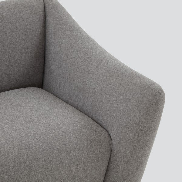 Safavieh Stefanie Modern Accent Chair - Light Gray - Image 4