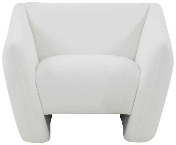 Safavieh Stefanie Modern Accent Chair - White - Image 2