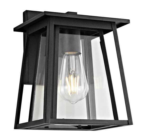 Safavieh Stern Outdoor Wall Lantern - Black - Image 2