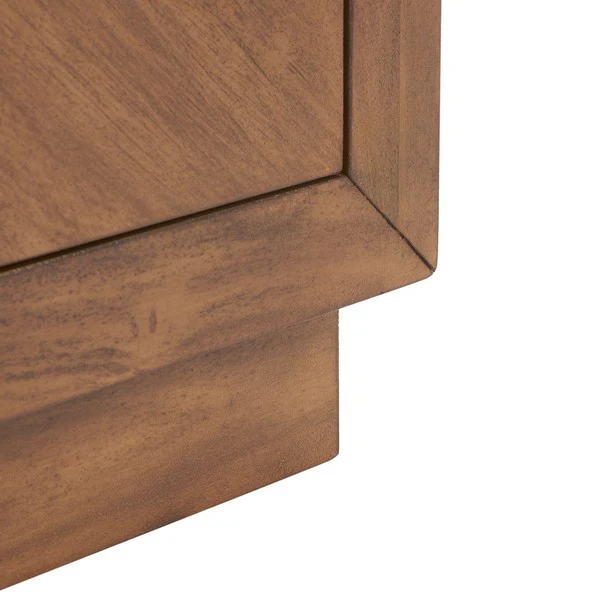 Safavieh Steve 2 Drawer Wood Nightstand - Brown - Image 5