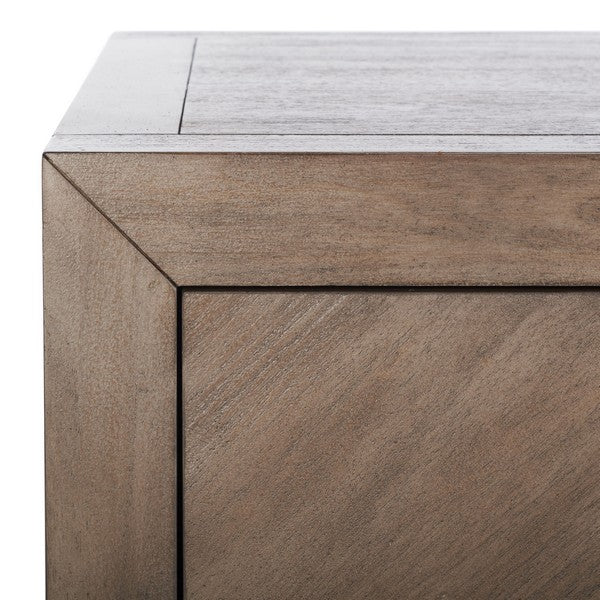 Safavieh Steve 2 Drawer Wood Nightstand - Light Brown - Image 4