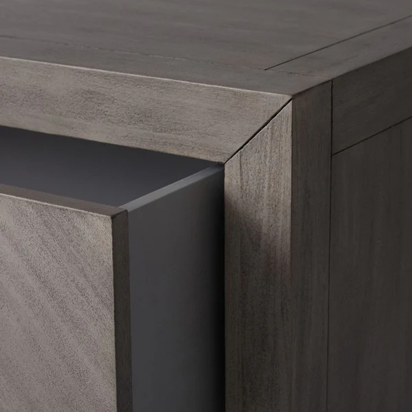 Safavieh Steve 2 Drawer Wood Nightstand - Light Gray - Image 5