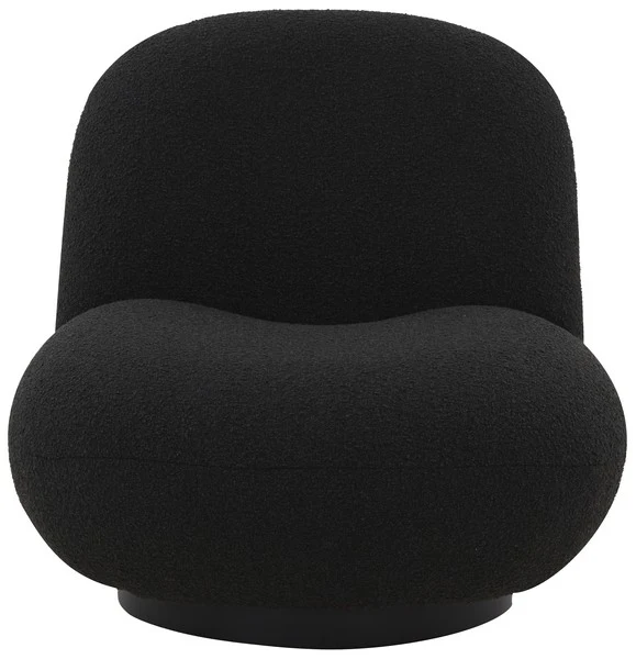 Safavieh Stevie Boucle Accent Chair - Black - Image 2