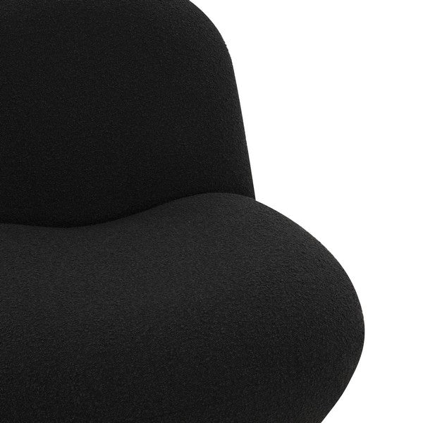 Safavieh Stevie Boucle Accent Chair - Black - Image 3