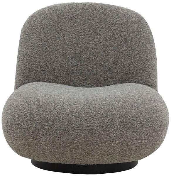 Safavieh Stevie Boucle Accent Chair - Light Gray - Image 2