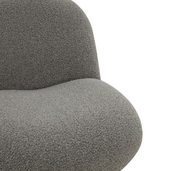 Safavieh Stevie Boucle Accent Chair - Light Gray - Image 4