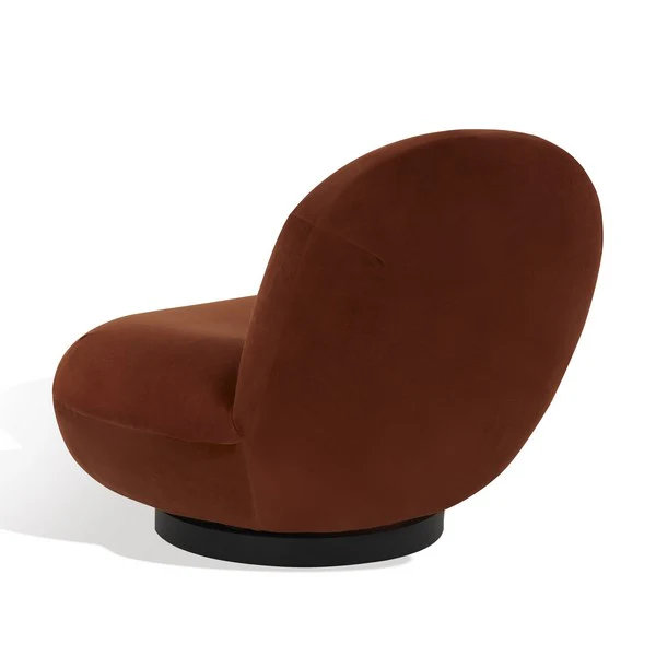 Safavieh Stevie Boucle Accent Chair - Rust - Image 5