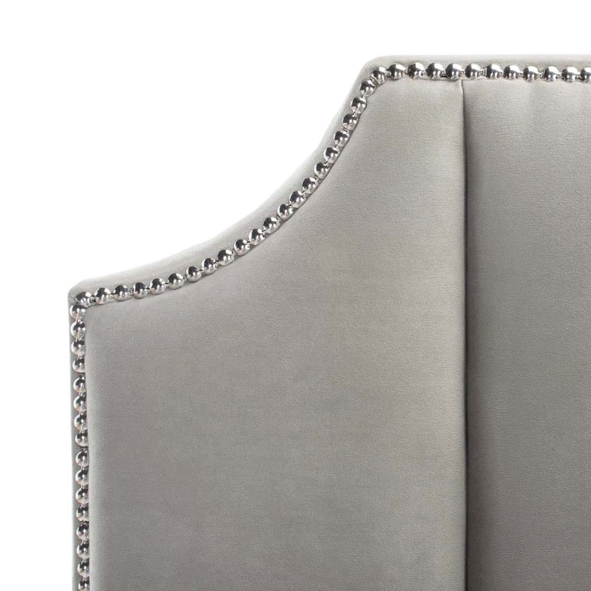 Safavieh Streep Fabric Bed Full Size - Grey - Image 3