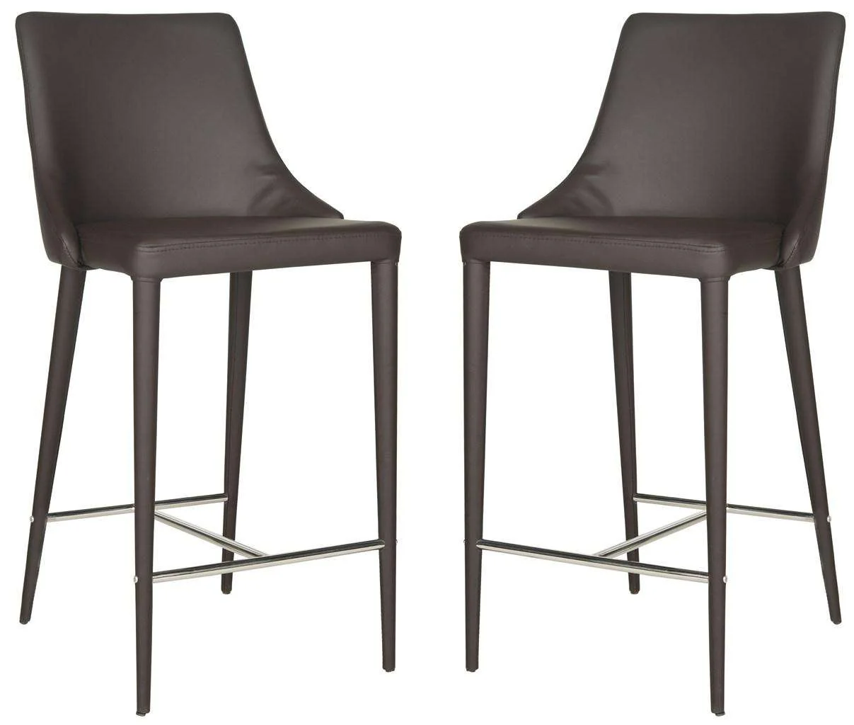 Safavieh Summerset Counter Stool Set Of 2 - Brown - Image 2