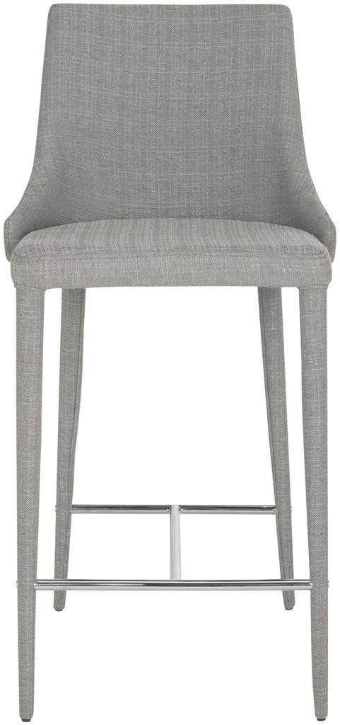 Safavieh Summerset Counter Stool Set Of 2 - Gray Linen - Image 2