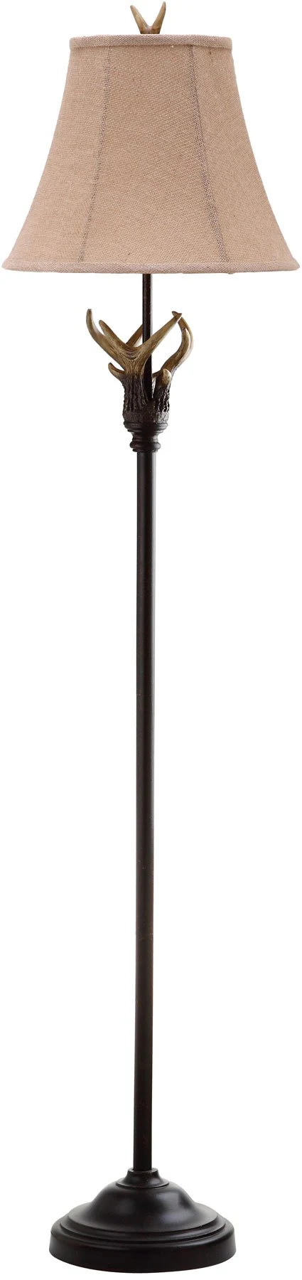 Safavieh Sundance 62-Inch H Faux Antler Floor Lamp - Brown - Image 2