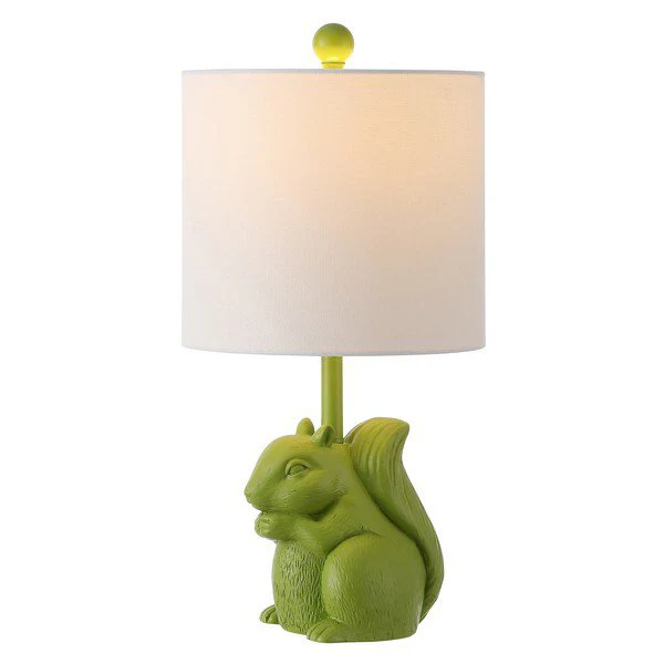 Safavieh Sunny Squirrel Lamp - Green - Image 2