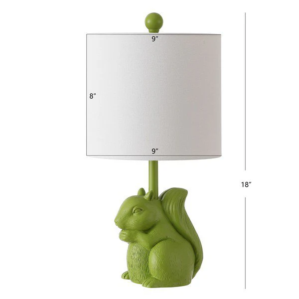 Safavieh Sunny Squirrel Lamp - Green - Image 3