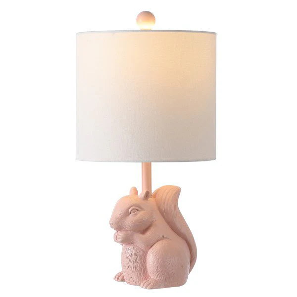 Safavieh Sunny Squirrel Lamp - Pink - Image 2