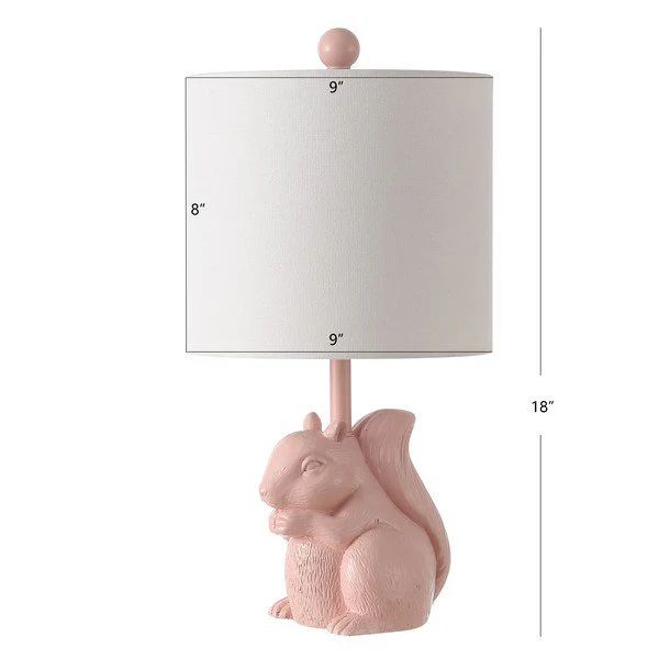 Safavieh Sunny Squirrel Lamp - Pink - Image 3