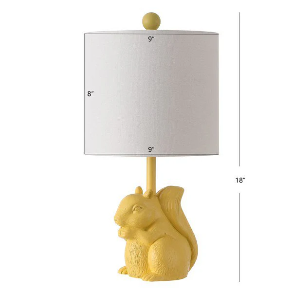 Safavieh Sunny Squirrel Lamp - Yellow - Image 3