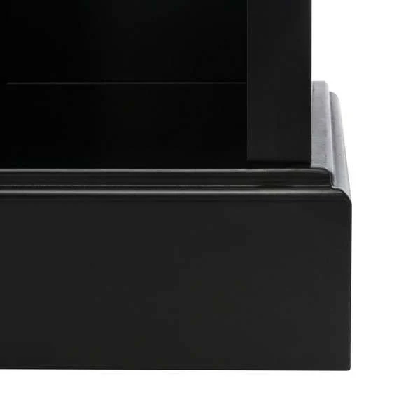 Safavieh Surrey 6 Shelf 2 Hook Bottom Storage Hall Tree - Black - Image 3