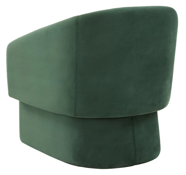 Safavieh Susie Barrel Back Accent Chair - Forest Green - Image 5