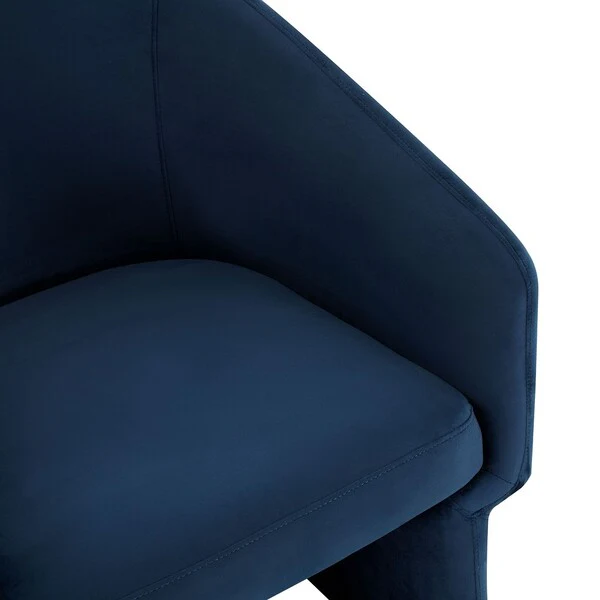 Safavieh Susie Barrel Back Accent Chair - Navy - Image 4
