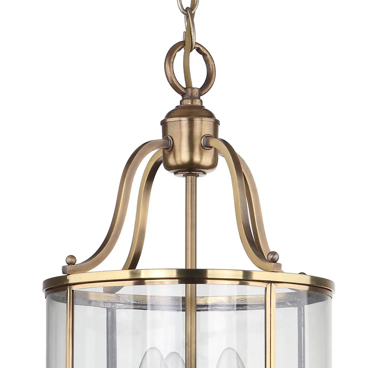 Safavieh Sutton Place 3 Light Brass 10-Inch Dia Pendant - Brass - Image 3