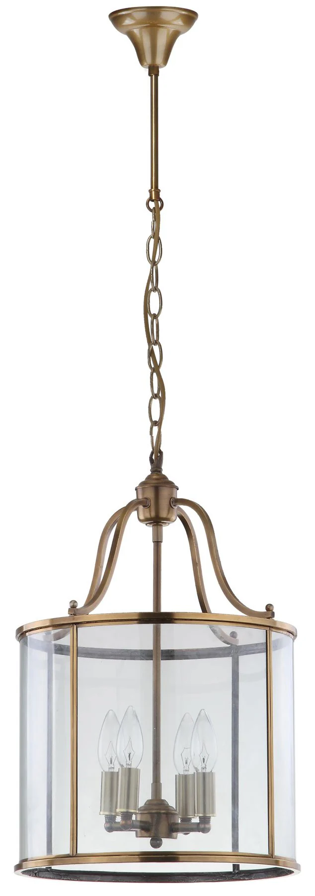 Safavieh Sutton Place 4 Light Brass 13.4-Inch Dia Pendant - Brass - Image 2