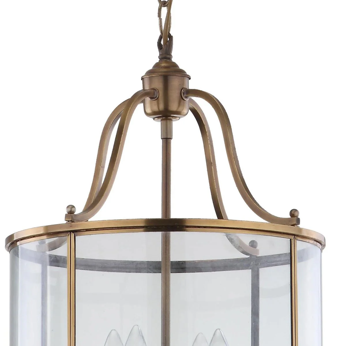 Safavieh Sutton Place 4 Light Brass 13.4-Inch Dia Pendant - Brass - Image 3