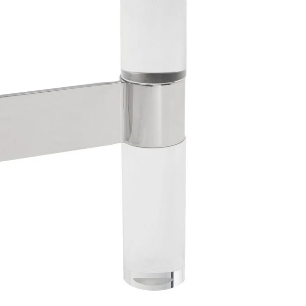 Safavieh Suzanna Acrylic Accent Table - Silver - Image 5