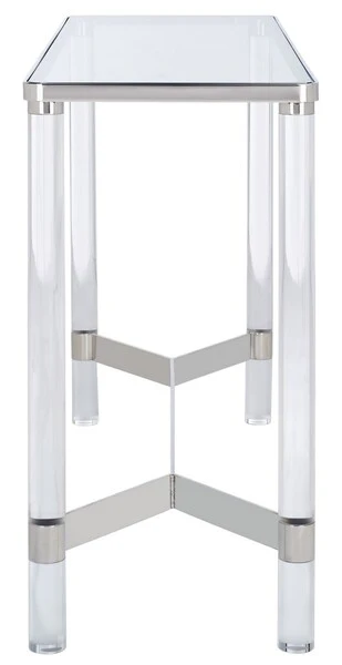 Safavieh Suzanna Acrylic Console Table - Silver - Image 4