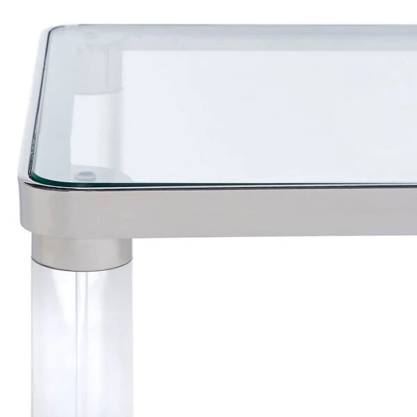 Safavieh Suzanna Acrylic Console Table - Silver - Image 5