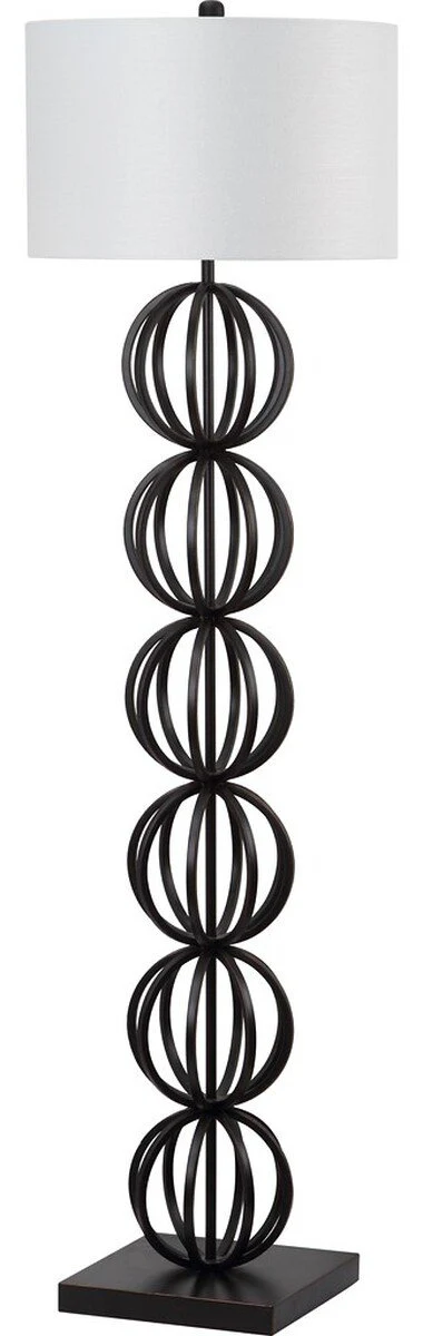 Safavieh Suzie 58.25-Inch H Sphere Floor Lamp - Black - Image 2