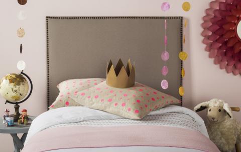 Safavieh Sydney Twin Headboard Twin Size - Taupe - Image 5