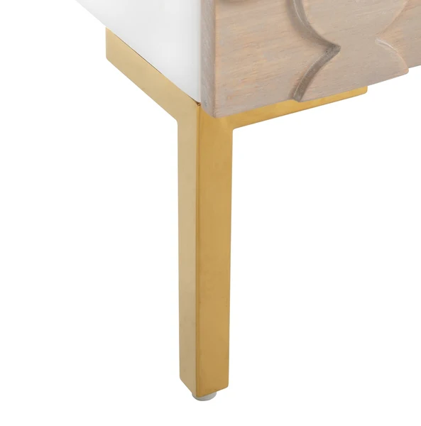 Safavieh Sylvie 1 Drawer Side Table - White - Image 5