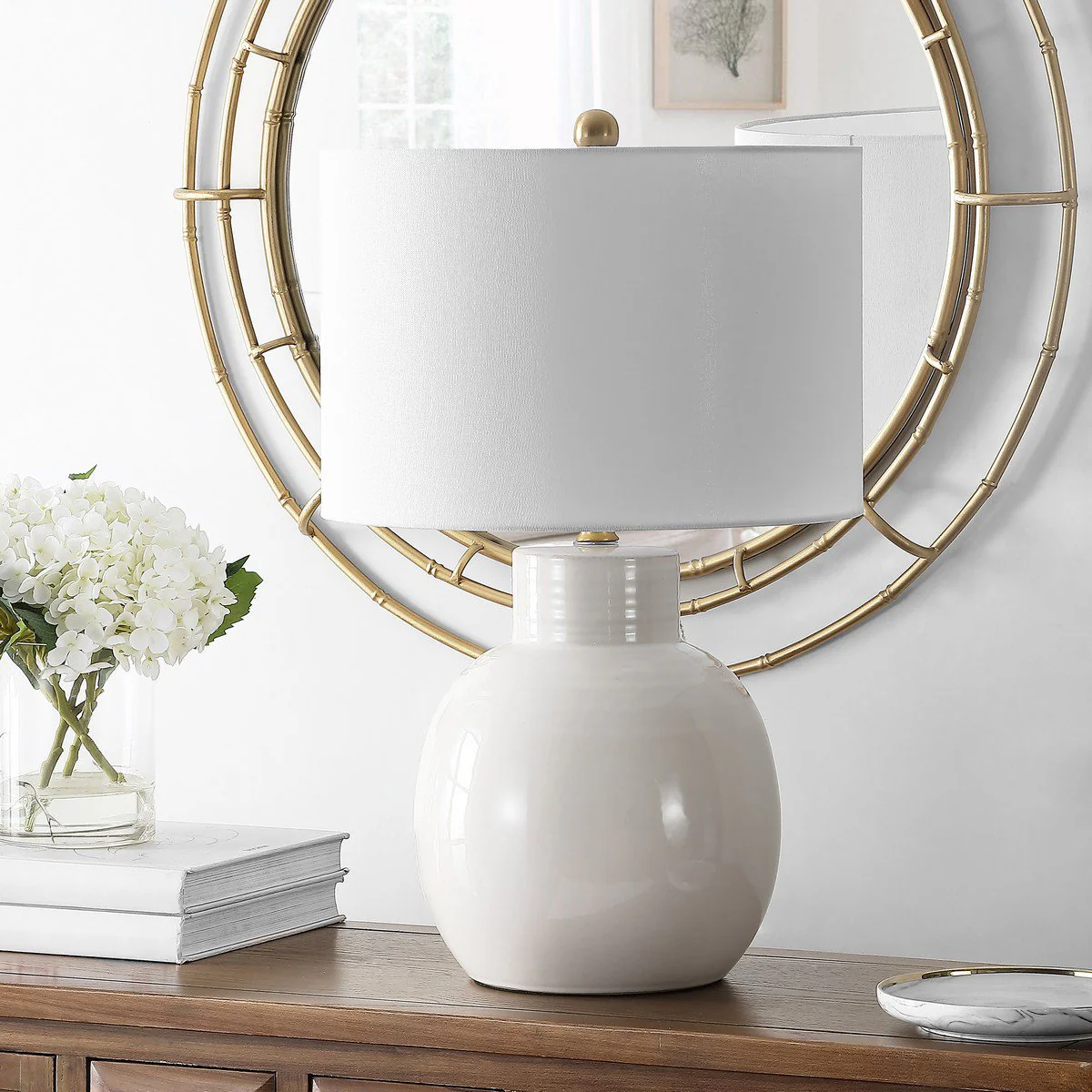 Safavieh Syra Table Lamp - Ivory - Image 3