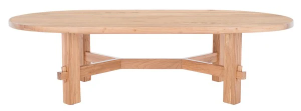 Safavieh Tabytha Elm Wood Coffee Table - Natural - Image 2