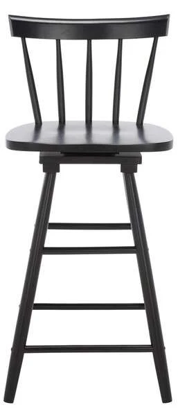 Safavieh Tage Swivel Counter Stool - Black - Image 2