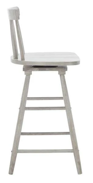 Safavieh Tage Swivel Counter Stool - Gray - Image 3