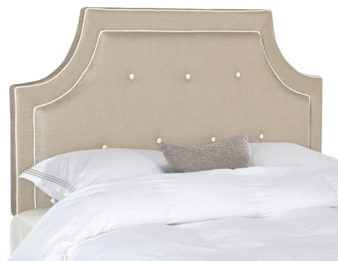 Safavieh Tallulah Headboard King Size - Oyster Grey - Image 2