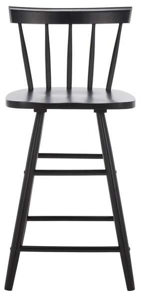 Safavieh Tally Wood Counter Stool - Black - Image 2