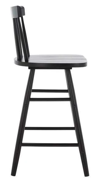Safavieh Tally Wood Counter Stool - Black - Image 3