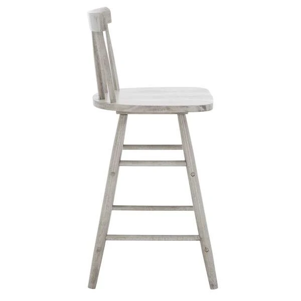Safavieh Tally Wood Counter Stool - Gray - Image 3