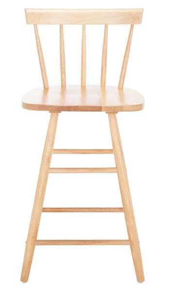 Safavieh Tally Wood Counter Stool - Natural - Image 2