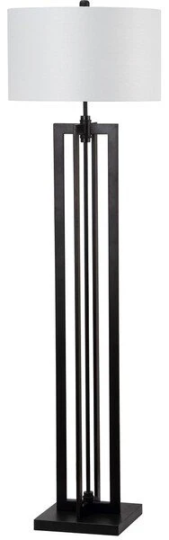 Safavieh Tanya 59-Inch H Tower Floor Lamp - Black - Image 2