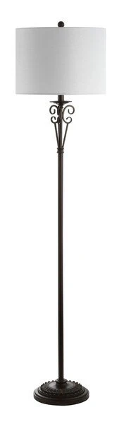 Safavieh Tarri Floor Lamp - Antique Brass - Image 2