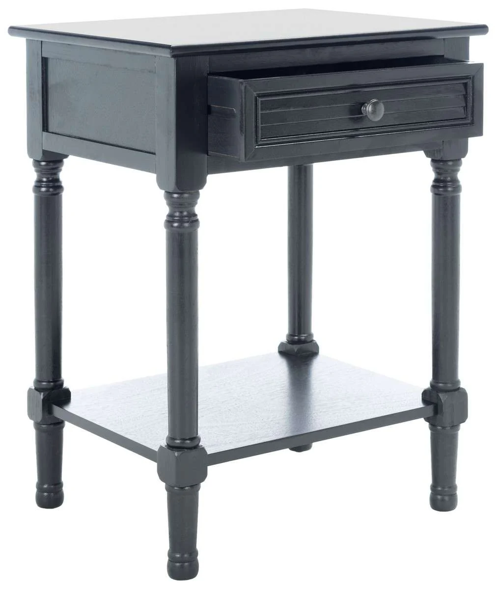 Safavieh Tate 1Drw Accent Table - Black - Image 3