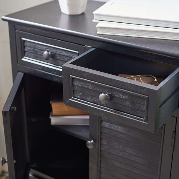 Safavieh Tate 2Drw 2 Door Sideboard - Black - Image 3