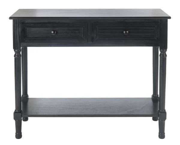 Safavieh Tate 2Drw Console Table - Black - Image 2