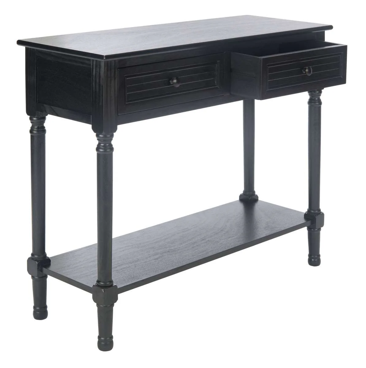 Safavieh Tate 2Drw Console Table - Black - Image 3